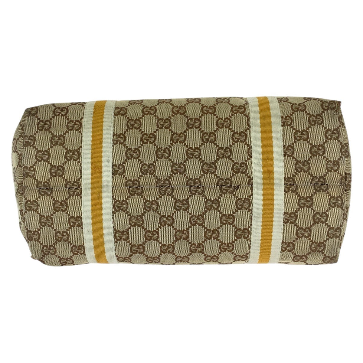 GUCCI Tote Bag 139260 GG canvas, leather beige Tote Bag Shoulder Bag Sherry line Women Used Authentic