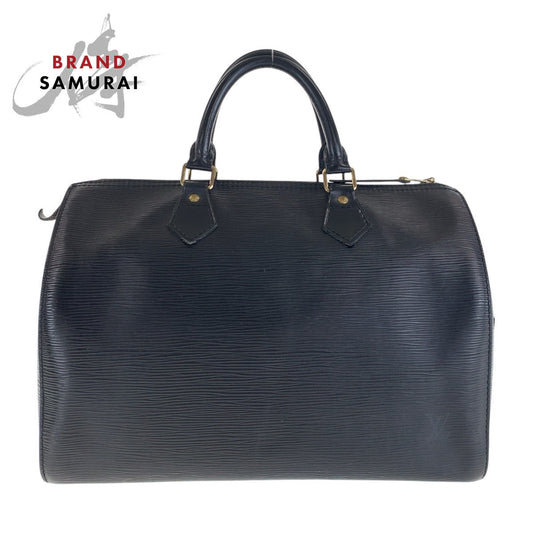 LOUIS VUITTON Handbag M59022 leather Noir Black Gold Metal Epi Speedy 30