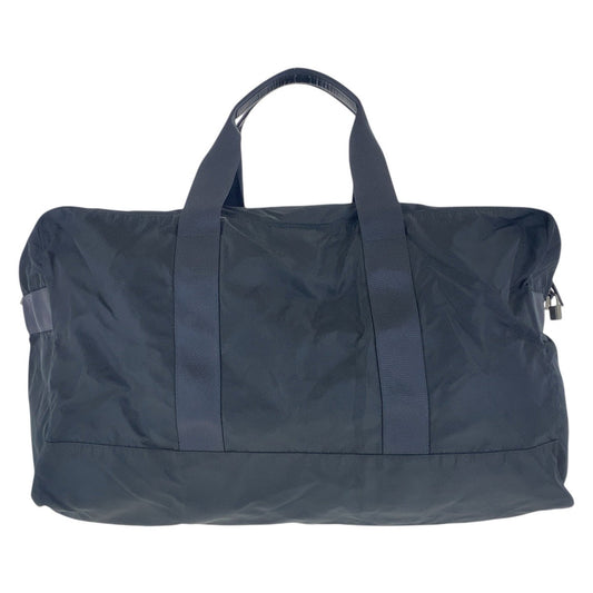 PRADA Boston Duffel bag Nylon Black SilverMetal Boston Duffel bag unisex Test Triangle With logo Women(Unisex) Used Authentic
