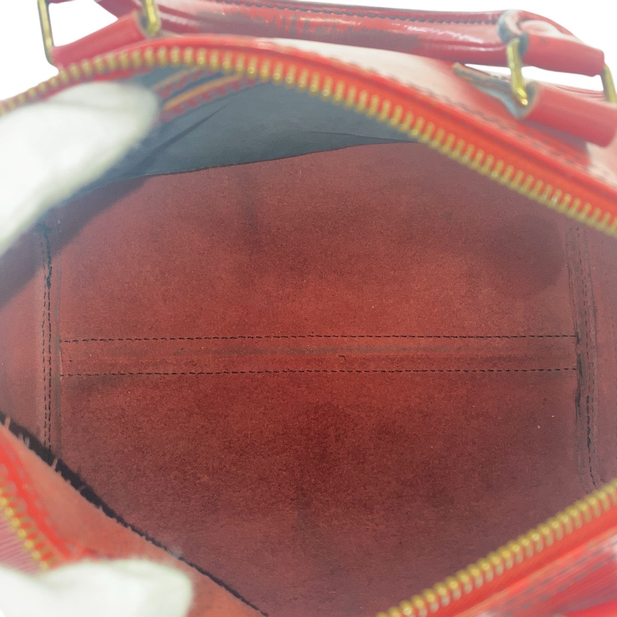 LOUIS VUITTON Handbag M59237 Epi Leather Red GoldMetal Handbags Mini Boston Duffel bag Epi Speedy 25 Women Used Authentic