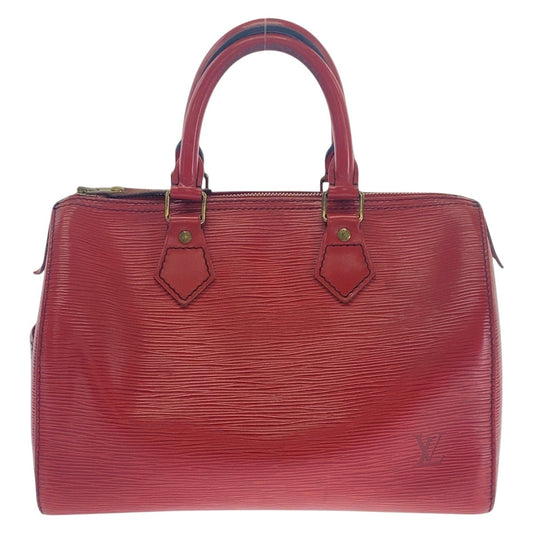 LOUIS VUITTON Handbag M59237 Epi Leather Red GoldMetal Handbags Mini Boston Duffel bag Epi Speedy 25 Women Used Authentic