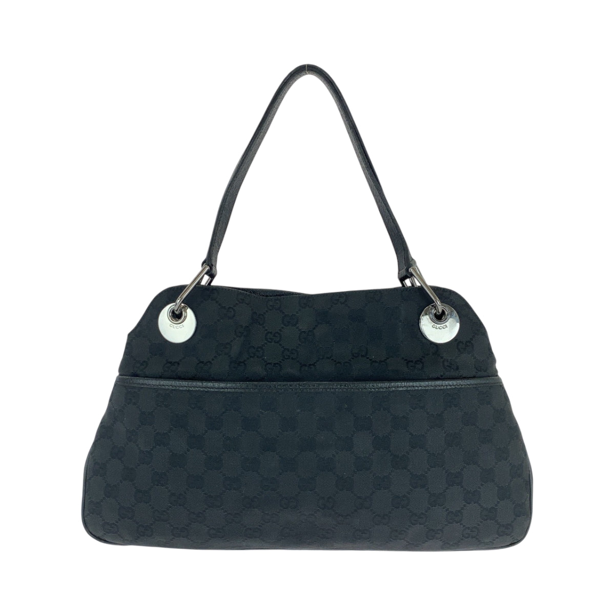 GUCCI Shoulder Bag 121023 GG canvas black