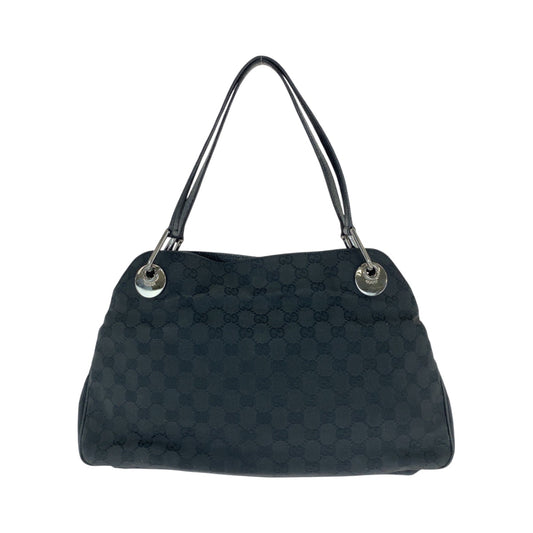 GUCCI Shoulder Bag 121023 GG canvas black