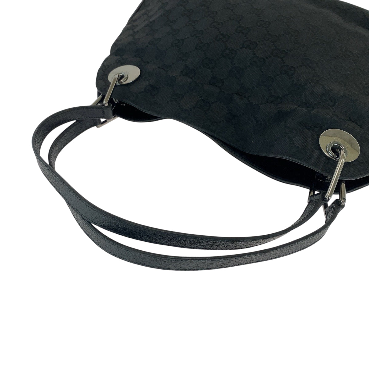 GUCCI Shoulder Bag 121023 GG canvas black