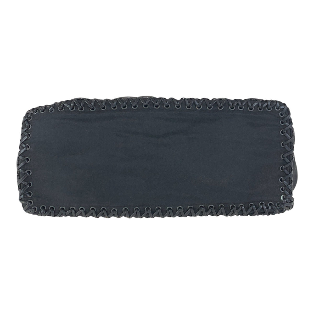 PRADA Shoulder Bag Nylon, Leather Black black Crossbody Shoulder Bag with Fringe Women Used Authentic