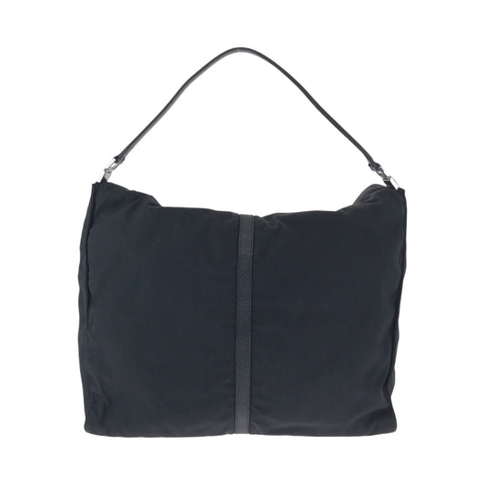 GUCCI Shoulder Bag 001 3348 GG canvas Black SilverMetal Hobo Shoulder Bag Handbag Jackie Women Used Authentic