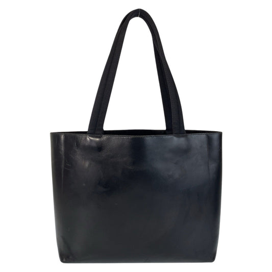 PRADA Tote Bag leather Black black