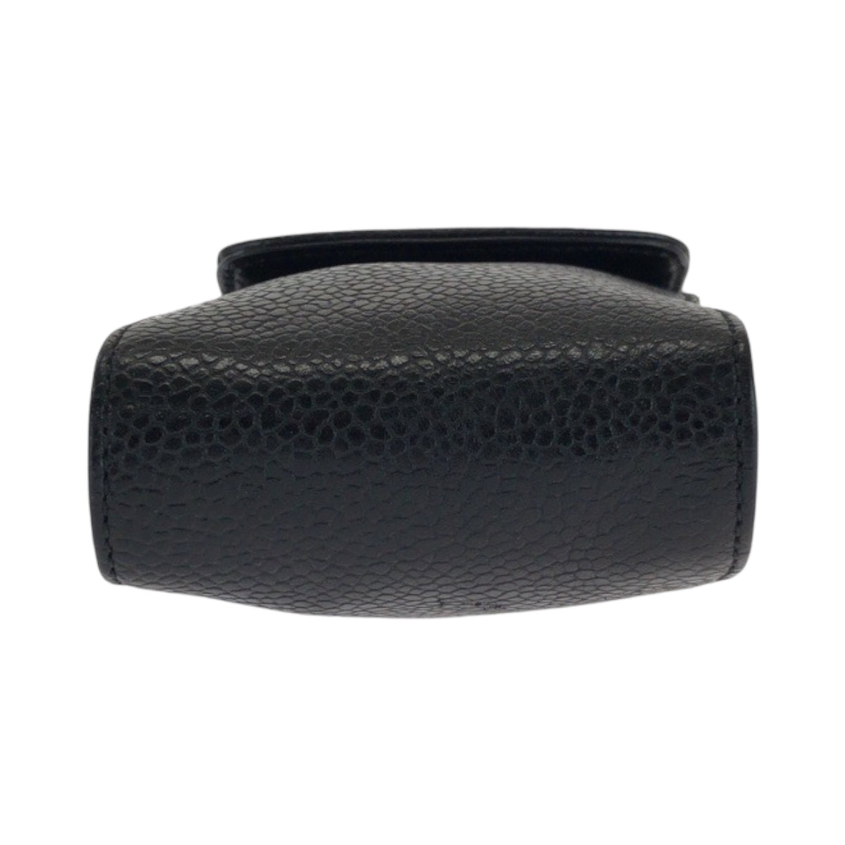 CHANEL Shoulder Bag Caviar skin Black GoldMetal COCO Mark