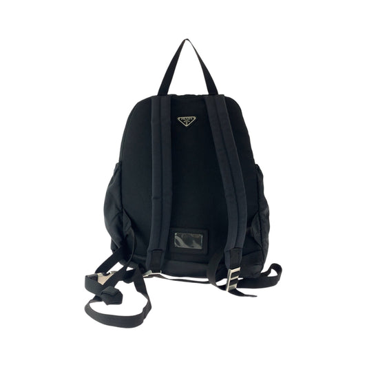 PRADA Backpack V317 Nylon black Backpack Backpack Test Triangle With logo mens(Unisex) Used Authentic