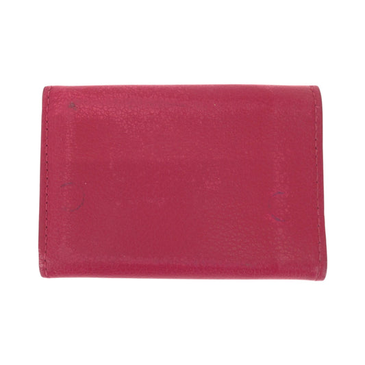 LOUIS VUITTON Tri-fold wallet M67858 leather Pink SilverMetal Folding wallet Compact wallet Portefeuille Rock Mini Women Used Authentic