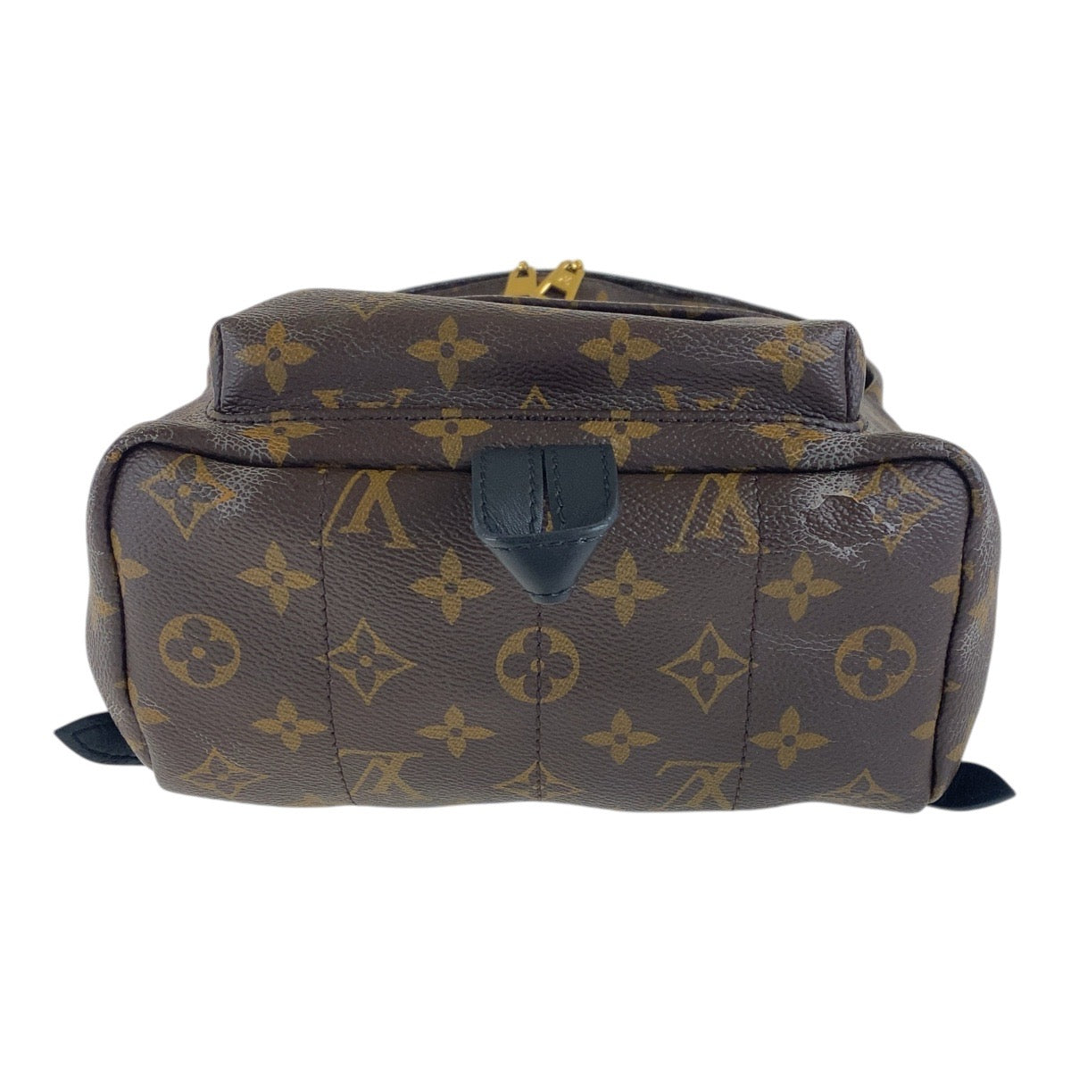 LOUIS VUITTON Backpack M44871 PVC Brown Black Gold Metal Backpack Backpack Monogram Palm Springs PM Women Used Authentic