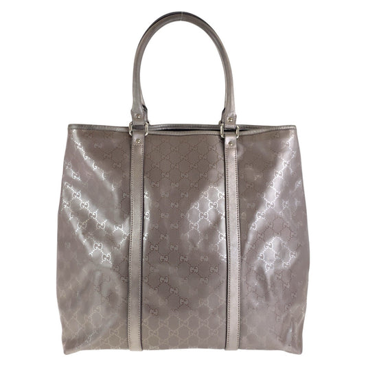 GUCCI Tote Bag 223668 GG canvas, leather Brown Silver Metal Tote Bag Shoulder Bag GG implementation GG implementation Women(Unisex) Used Authentic
