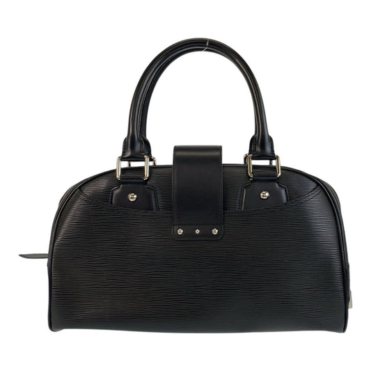 LOUIS VUITTON Handbag M59312 leather Black SilverMetal Handbag Shoulder Bag Epi Bowling Montaigne GM Women Used Authentic