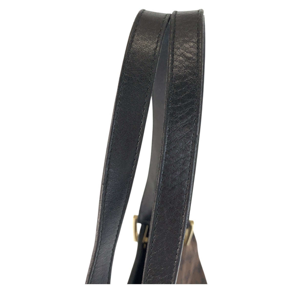 GUCCI Tote Bag 002 1098 GG canvas, leather Brown Gold Metal Tote Bag Shoulder Bag Women Used Authentic