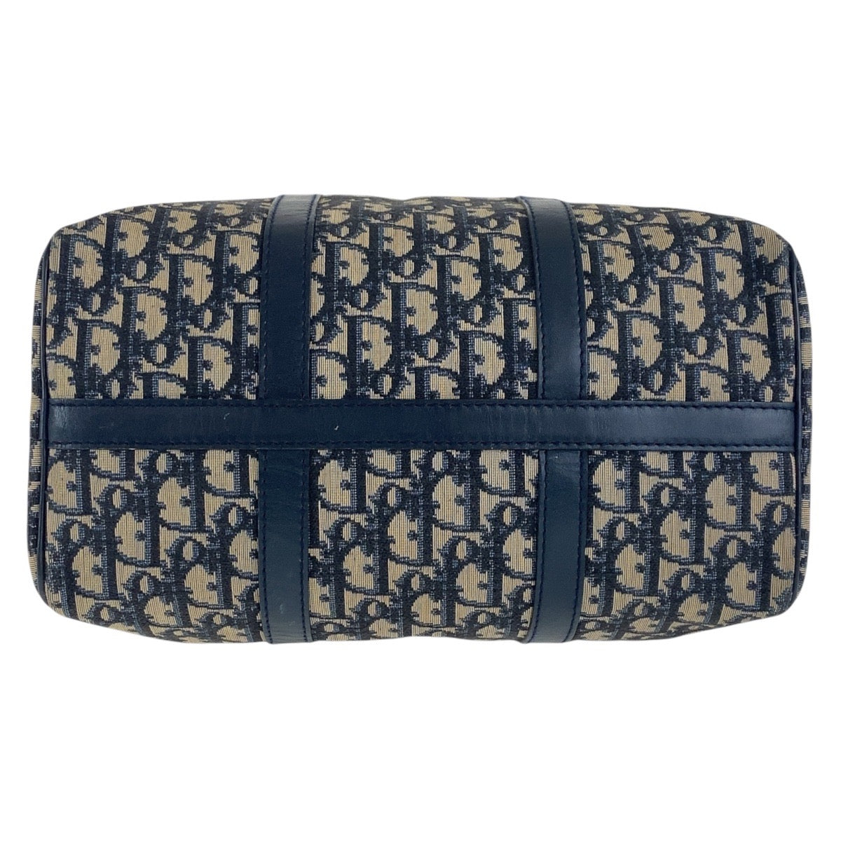 Dior Handbag canvas Navy SilverMetal Trotter