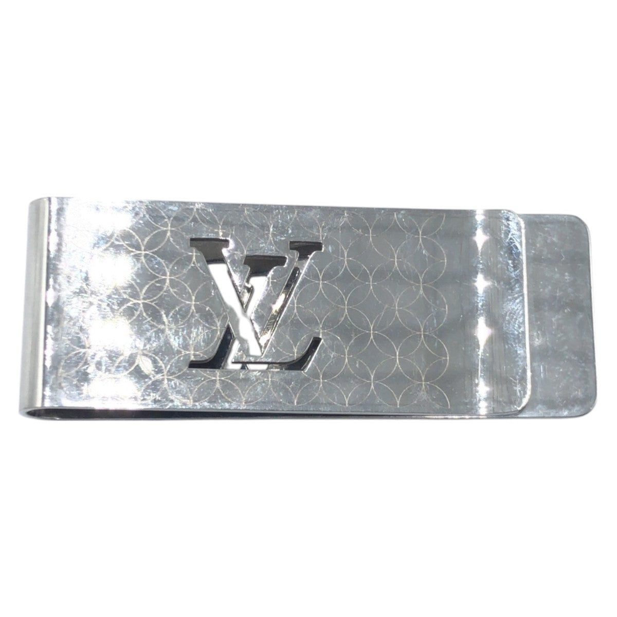 LOUIS VUITTON Money clip M65041 metal Silver Champs- リ lysées