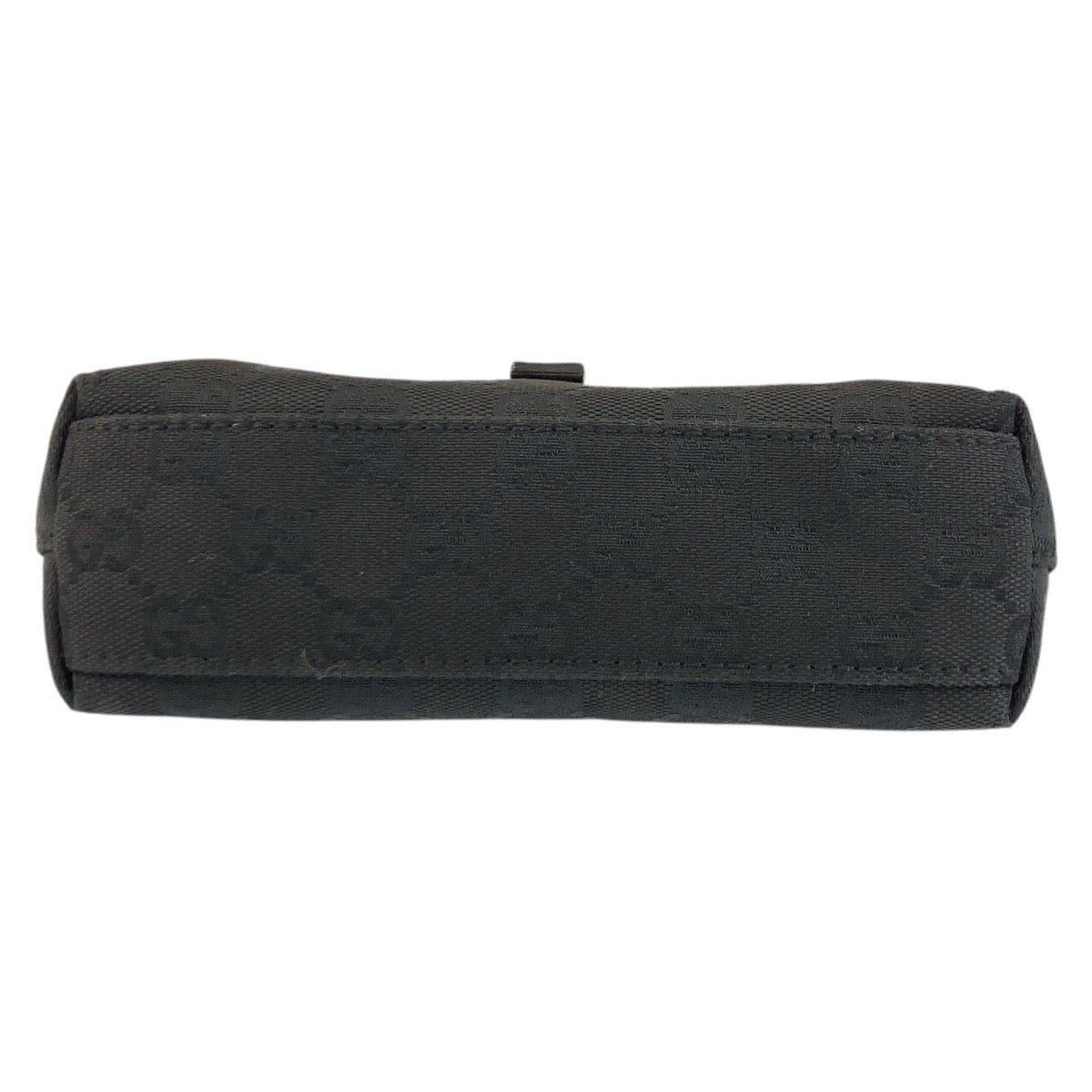 GUCCI Sling bag 92543 GG canvas Black SilverMetal Sling bag Bum bag Women Used Authentic