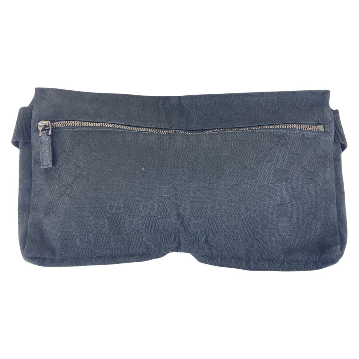 GUCCI Sling bag 28566 GG canvas Black SilverMetal