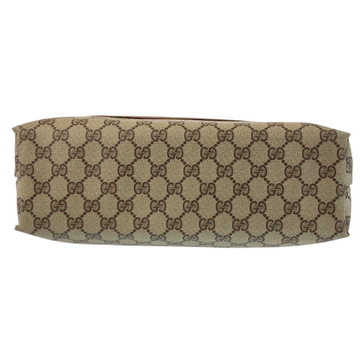GUCCI Tote Bag 39 02 003 GG Supreme canvas, leather Beige Gold Metal Tote Bag Shoulder Bag Sherry Line Old Gucci Women Used Authentic