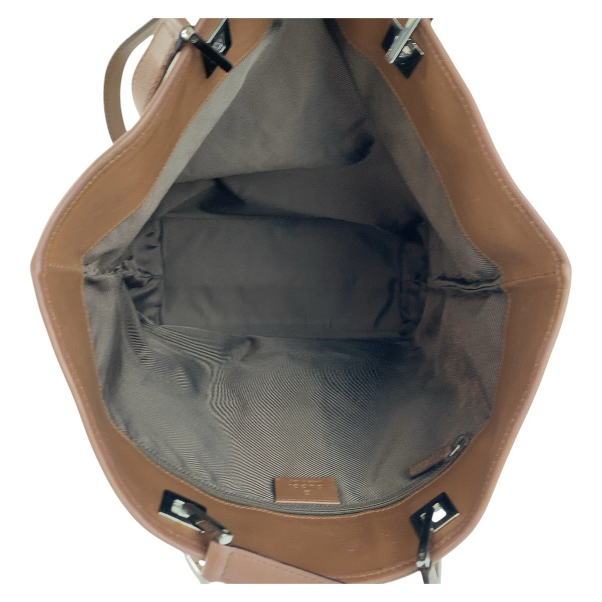 GUCCI Tote Bag 31243 GG canvas, leather Beige brown Tote Bag Shoulder Bag Women Used Authentic