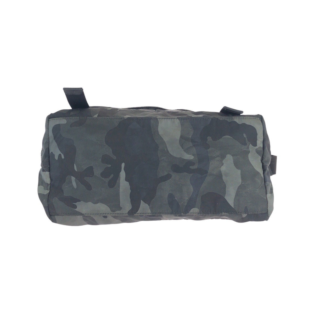 PRADA Shoulder Bag Nylon, Leather khaki black black Shoulder Bag Messenger bag Test Triangle With logo mens Used Authentic