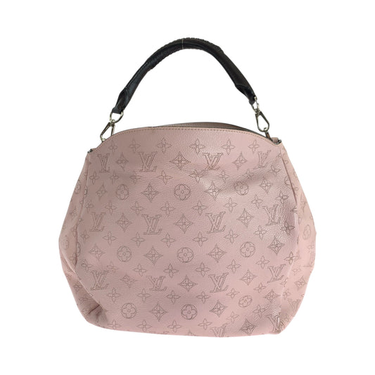 LOUIS VUITTON Shoulder Bag M50033 leather Magnolia Pink SilverMetal Shoulder Bag Handbag 2way Monogram Mahina BabylonePM Women Used Authentic