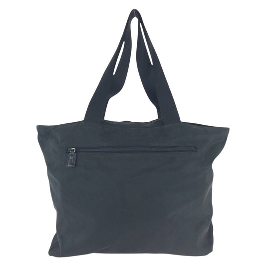 PRADA Shoulder Bag Nylon Black SilverMetal Shoulder Bag Handbag Unisex Test Triangle With logo Women Used Authentic