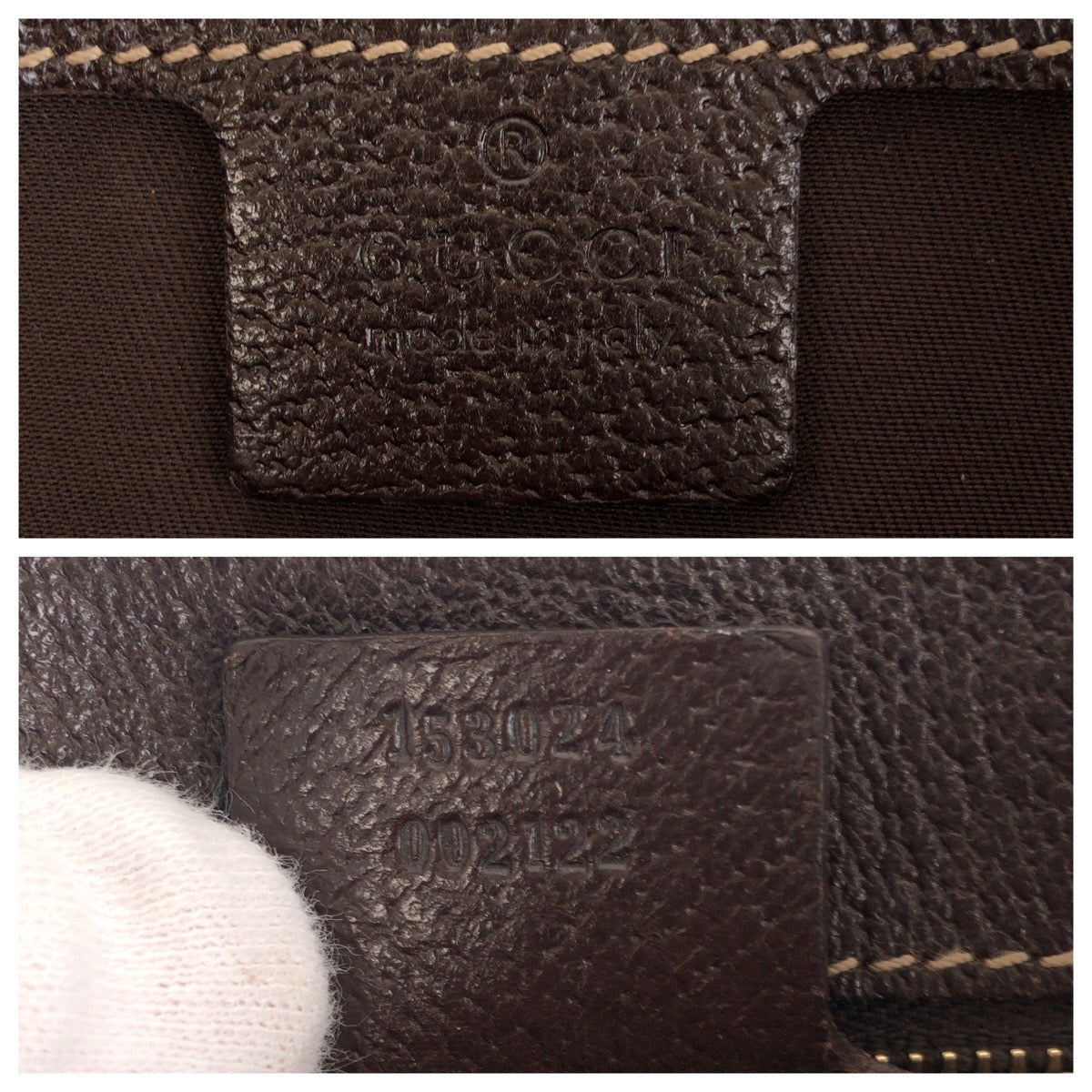 GUCCI Tote Bag 153024 GG canvas, leather Beige Brown Gold Metal Tote Bag Shoulder Bag Women Used Authentic