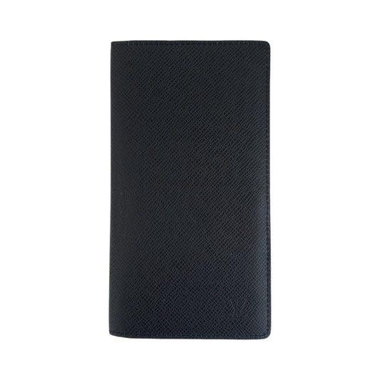 LOUIS VUITTON Long Wallet Purse M32607 leather Boreal Black Taiga Portefeuille Ron