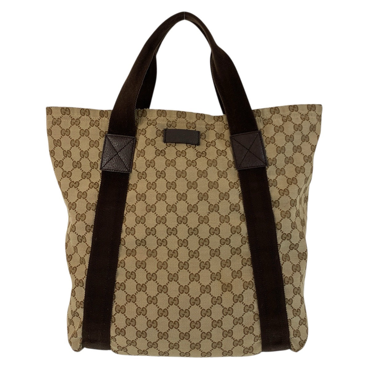 GUCCI Tote Bag 189669 GG canvas Beige brown