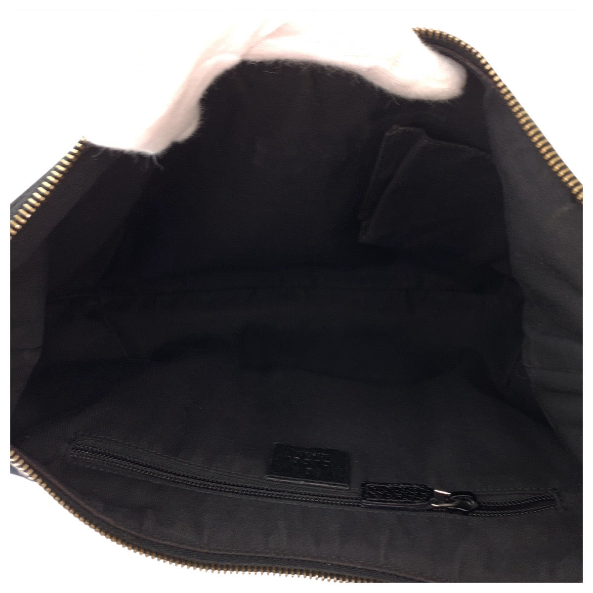 GUCCI Shoulder Bag 181092 GG canvas Black SilverMetal Shoulder Bag Messenger bag Women Used Authentic