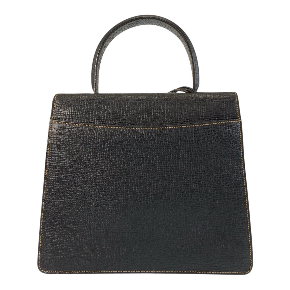 LOEWE Handbag leather Black GoldMetal Handbag Shoulder Bag Barcelona Women Used Authentic