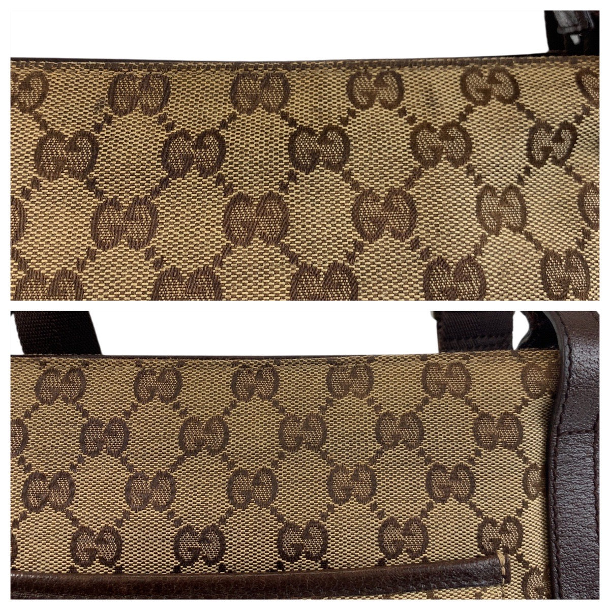 GUCCI Shoulder Bag 122793 GG canvas Beige brown Shoulder Bag pochette Women(Unisex) Used Authentic