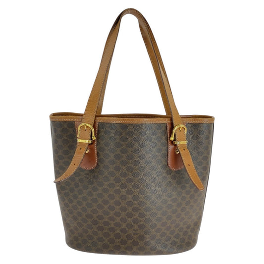CELINE Tote Bag MC97/2 PVC Brown Macadam