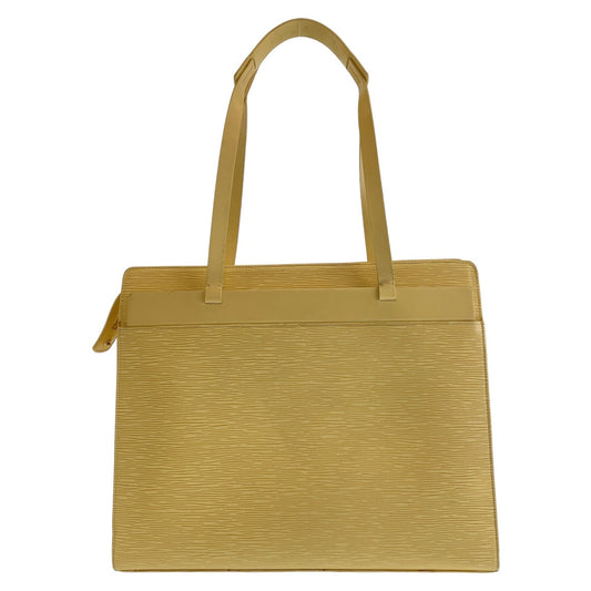 LOUIS VUITTON Tote Bag M5250A Epi Leather Vanilla Yellow Gold Metal Epi Croisette GM