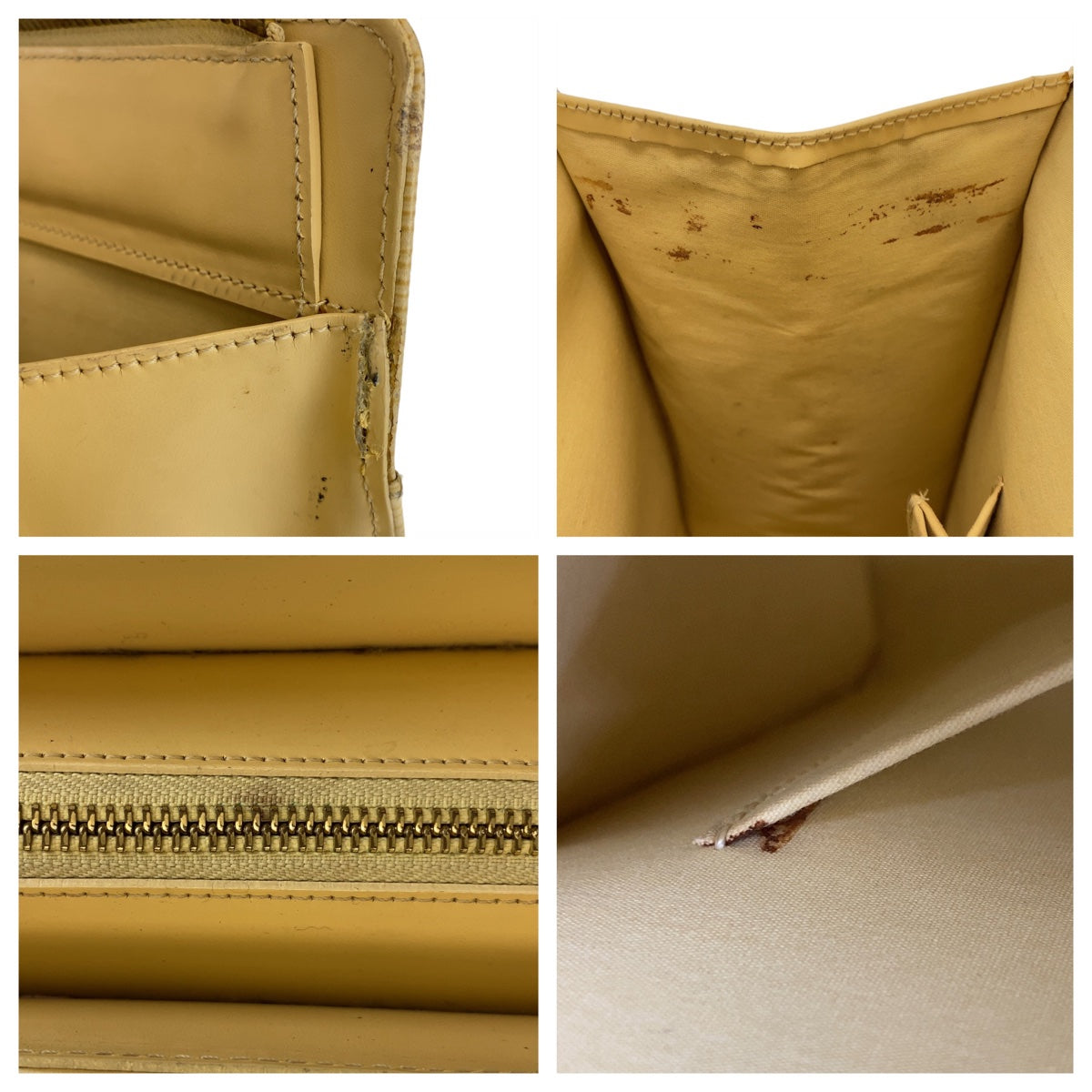 LOUIS VUITTON Tote Bag M5250A Epi Leather Vanilla Yellow Gold Metal Epi Croisette GM
