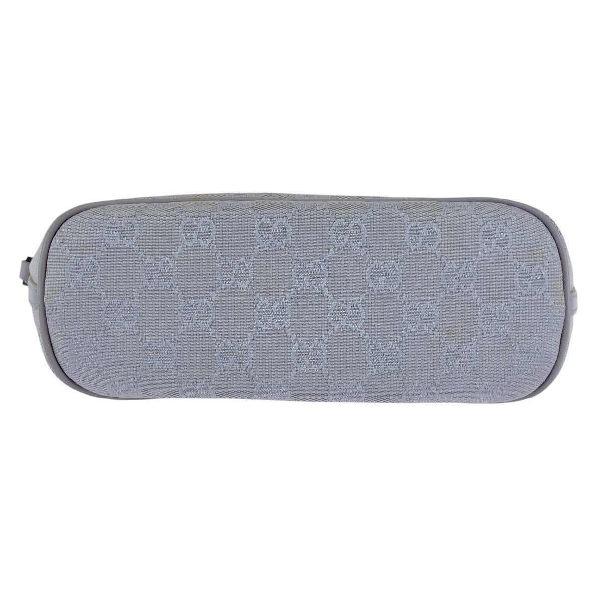 GUCCI Handbag 7198 GG canvas, leather gray Handbag accessory pouch Women Used Authentic