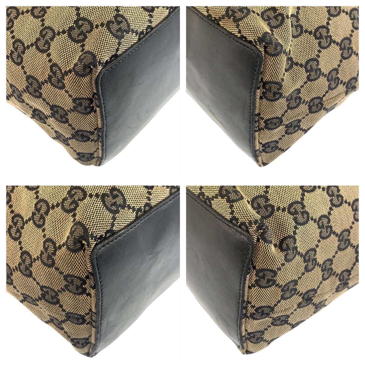 GUCCI Tote Bag 002 1098 GG canvas beige