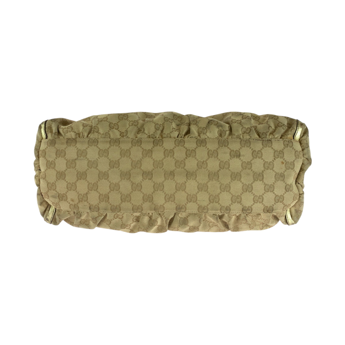 GUCCI Shoulder Bag 189833 GG canvas Beige gold Abbey