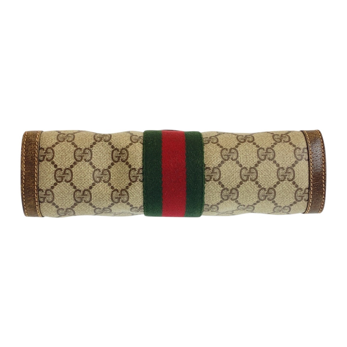 GUCCI Clutch bag 67 014 3087 GG Supreme Canvas beige Old Gucci Shelly Line