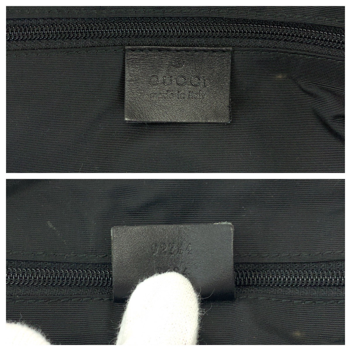 GUCCI Shoulder Bag 92734 GG canvas Black GoldMetal Shoulder Bag Boston Duffel bag Handbag Women Used Authentic