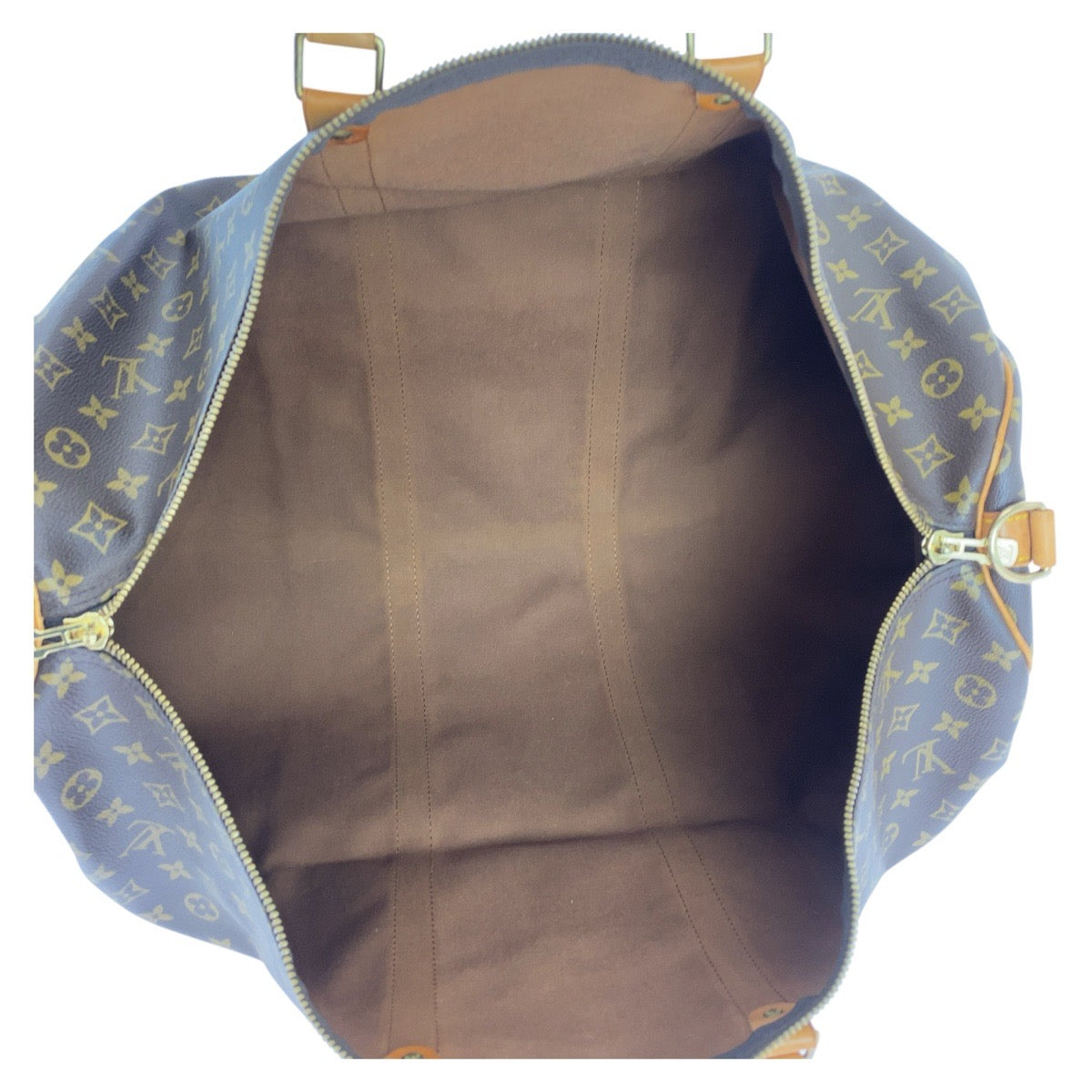 LOUIS VUITTON Boston Duffel bag M41412 PVC, Leather Brown Gold Metal Boston Duffel bag Shoulder Bag 2way Monogram Keepall bandouliere60 mens(Unisex) Used Authentic