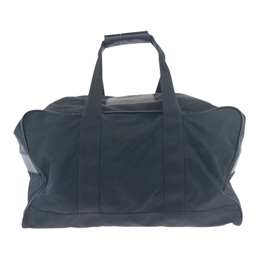 PRADA Boston Duffel bag Nylon Black SilverMetal Test Triangle With logo
