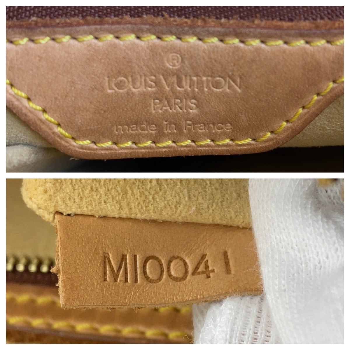 LOUIS VUITTON Shoulder Bag M51146 PVC, Leather Brown Gold Metal Shoulder Bag Monogram LoopingMM Women Used Authentic