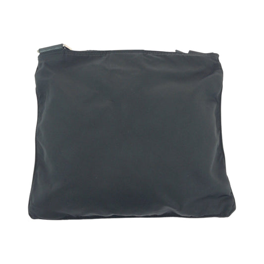 PRADA Shoulder Bag BT7372 Nylon black Shoulder Bag Sacoche Test Triangle With logo Women Used Authentic