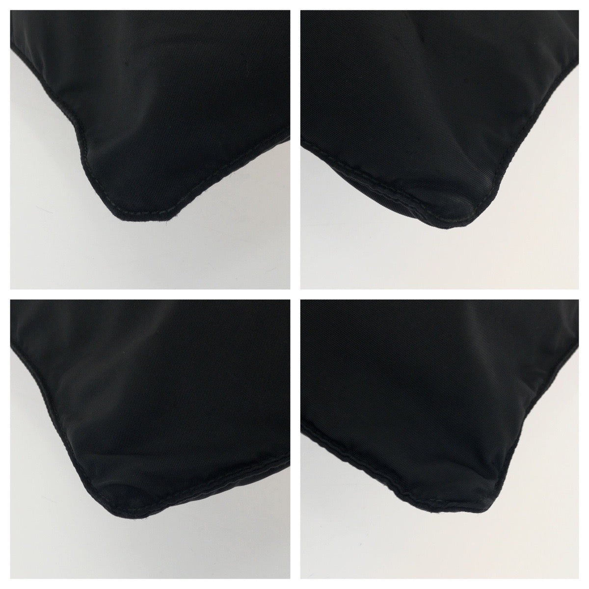 PRADA Shoulder Bag BT7372 Nylon black Shoulder Bag Sacoche Test Triangle With logo Women Used Authentic