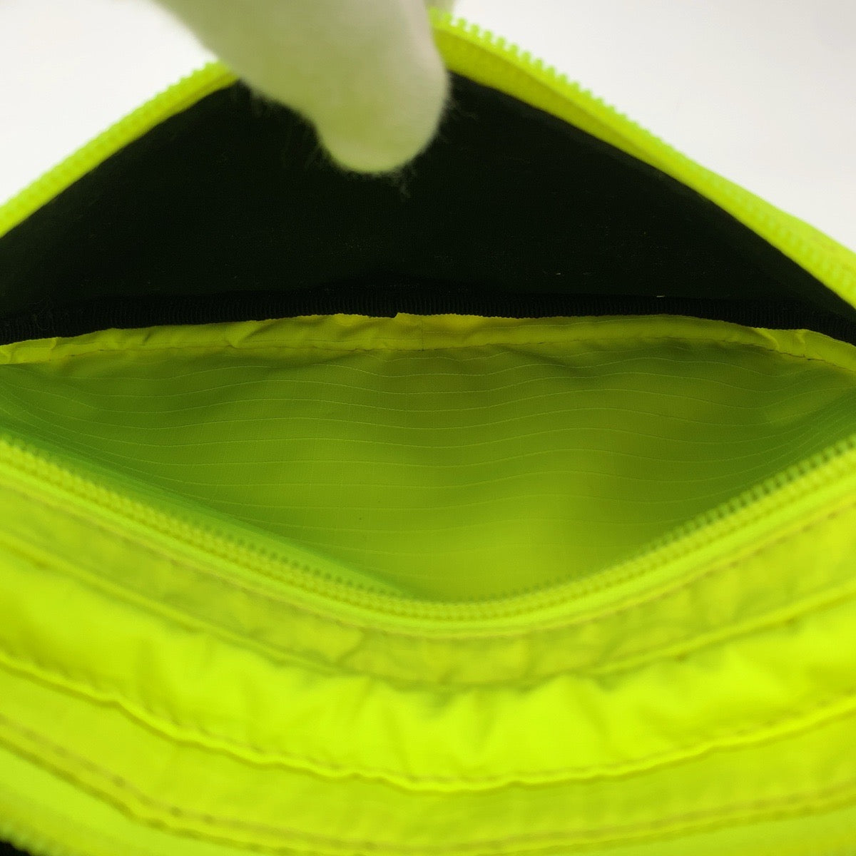 BALENCIAGA Waist bag 482389 Nylon Fluorescent Neon Yellow Black Waist pouch, Sling bag, Bum bag Explorer mens Used Authentic