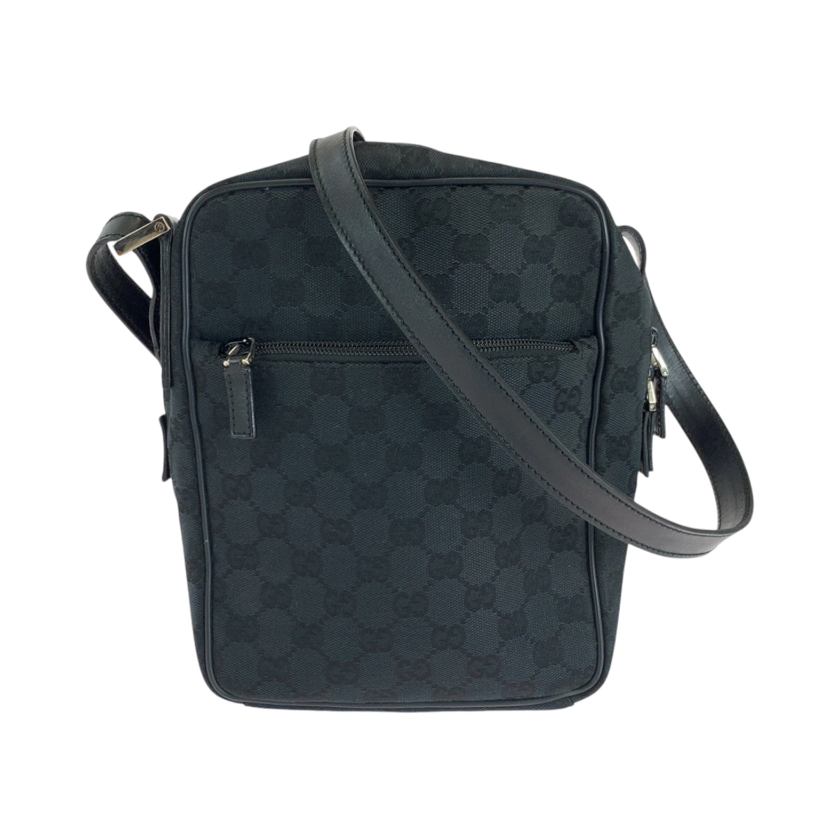 GUCCI Shoulder Bag GG canvas black