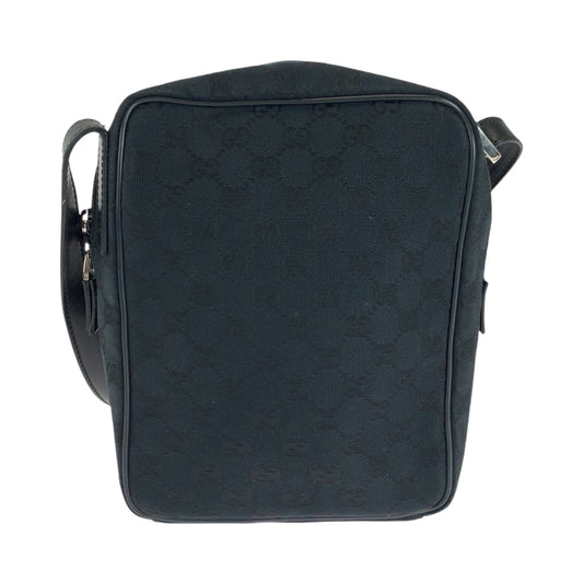 GUCCI Shoulder Bag GG canvas black