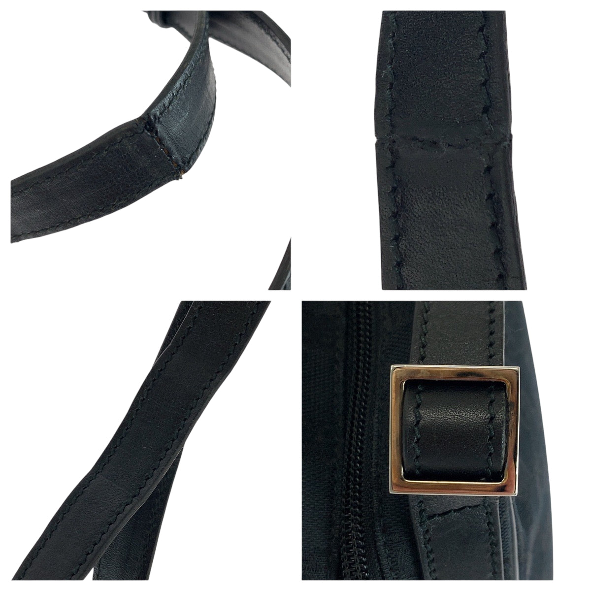GUCCI Shoulder Bag GG canvas black